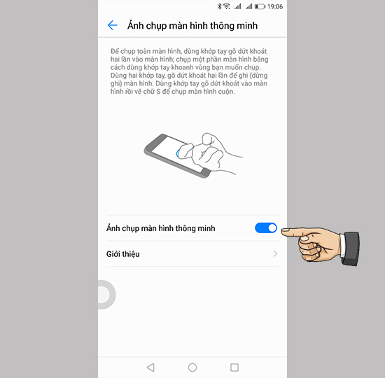 Kích hoạt tính năng